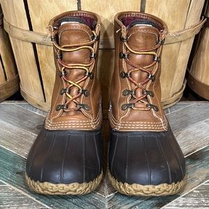 L.L. Bean 8” GTX Thinsulate Leather Wide Bean Boots (Waterproof)